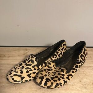 Cheetah print flats, 7 1/2,